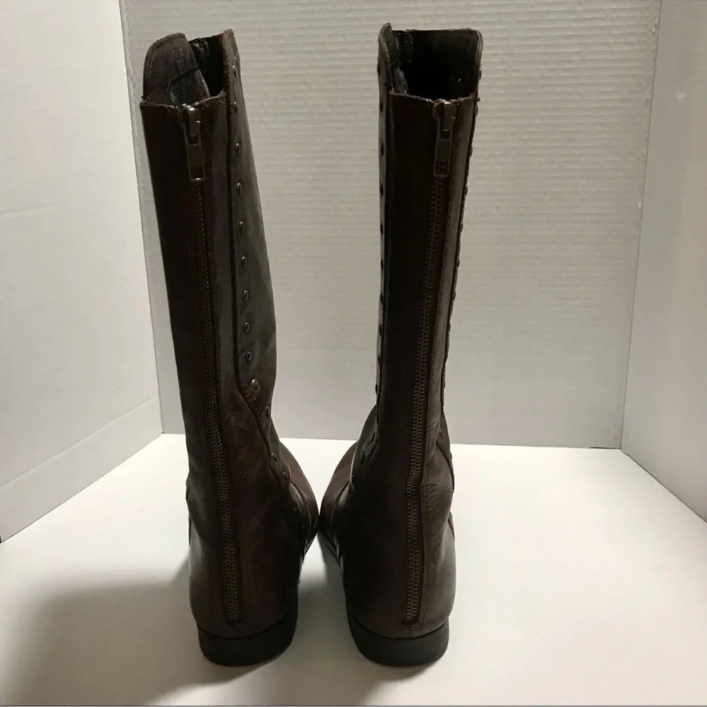 Born Larsen Genuine Leather Studded Riding Knee Boots - Picture 9 of 10